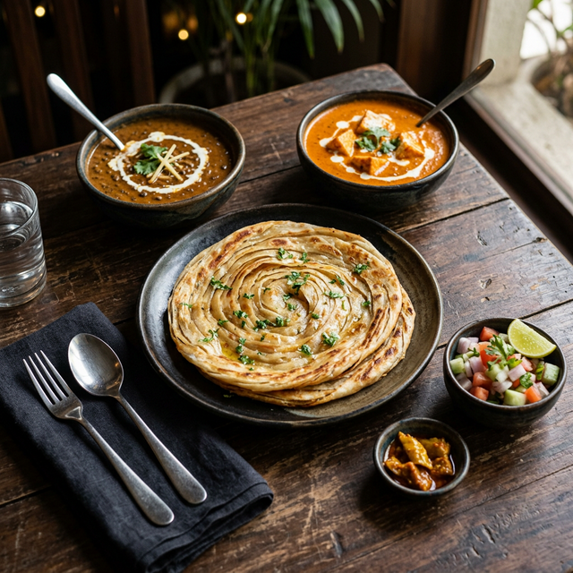 Premium Laccha Paratha Indian Cuisine